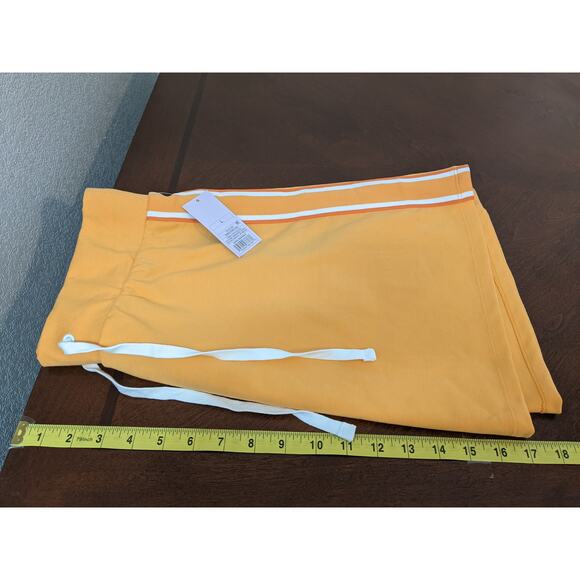 Wild Fable Active Skirt L Orange Mini Knit Tennis ALine Sports Stripe Drawstring - Picture 7 of 11